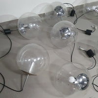 10 Large ball pendants by Glashütte Limburg model 4103 - 1960s