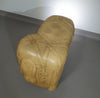 Decorative wood and resin elephant table / stool