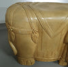 Decorative wood and resin elephant table / stool