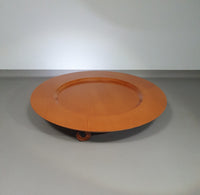 Very rare large coffee table by Cini Boeri for Mastrangelo Milan Furniture meda Italia 124 cm x height 21 cm
Only a few produced. Extremely rare