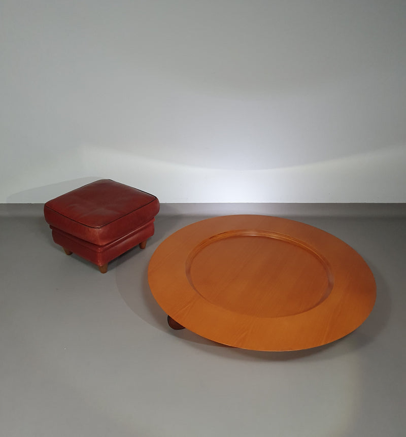 Very rare large coffee table by Cini Boeri for Mastrangelo Milan Furniture meda Italia 124 cm x height 21 cm
Only a few produced. Extremely rare