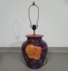 Hand - turned ceramic / glazed vase lamp holders 70s ( most likely French )
Height / vase 40 cm
Depth / 32 cm
Total height 74 cm