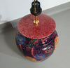 Hand - turned ceramic / glazed vase lamp holders 70s ( most likely French )
Height / vase 40 cm
Depth / 32 cm
Total height 74 cm