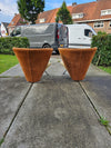 Giorgio Saporiti Post Modern Jada Slipper Chairs
Very rare two tone model 1970s