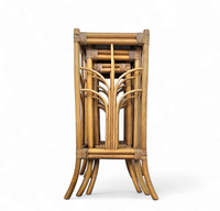 Nesting set bamboo plant stands 1970s