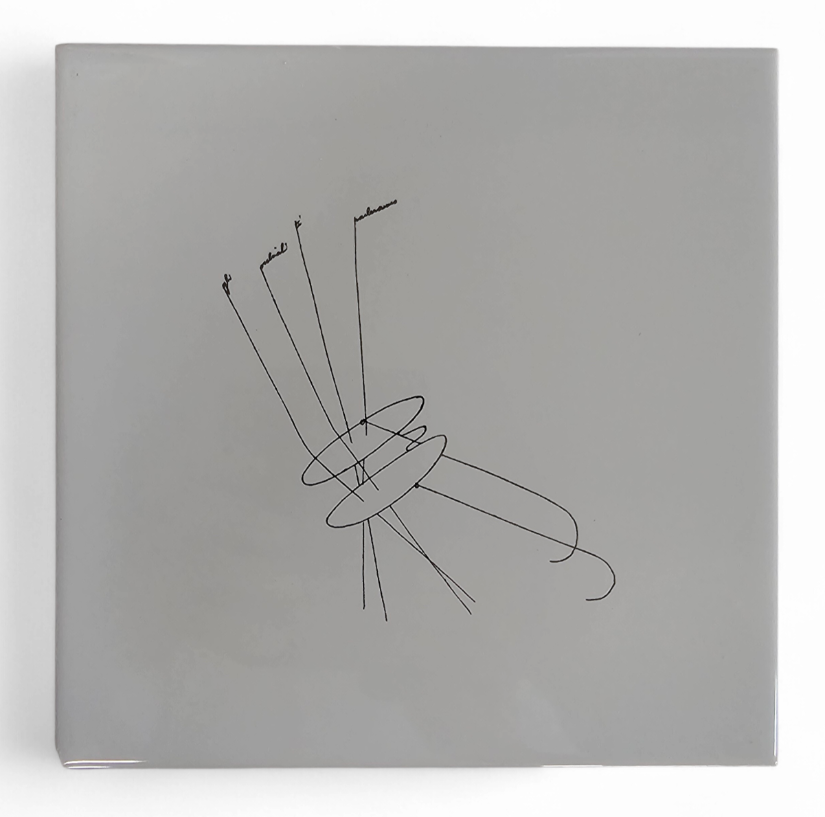 6 x Ceramic tile by Gio Ponti for Ceramica Bardelli