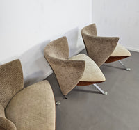 4 x Jada chair duo tone by Giorgio Saporiti for il Loft