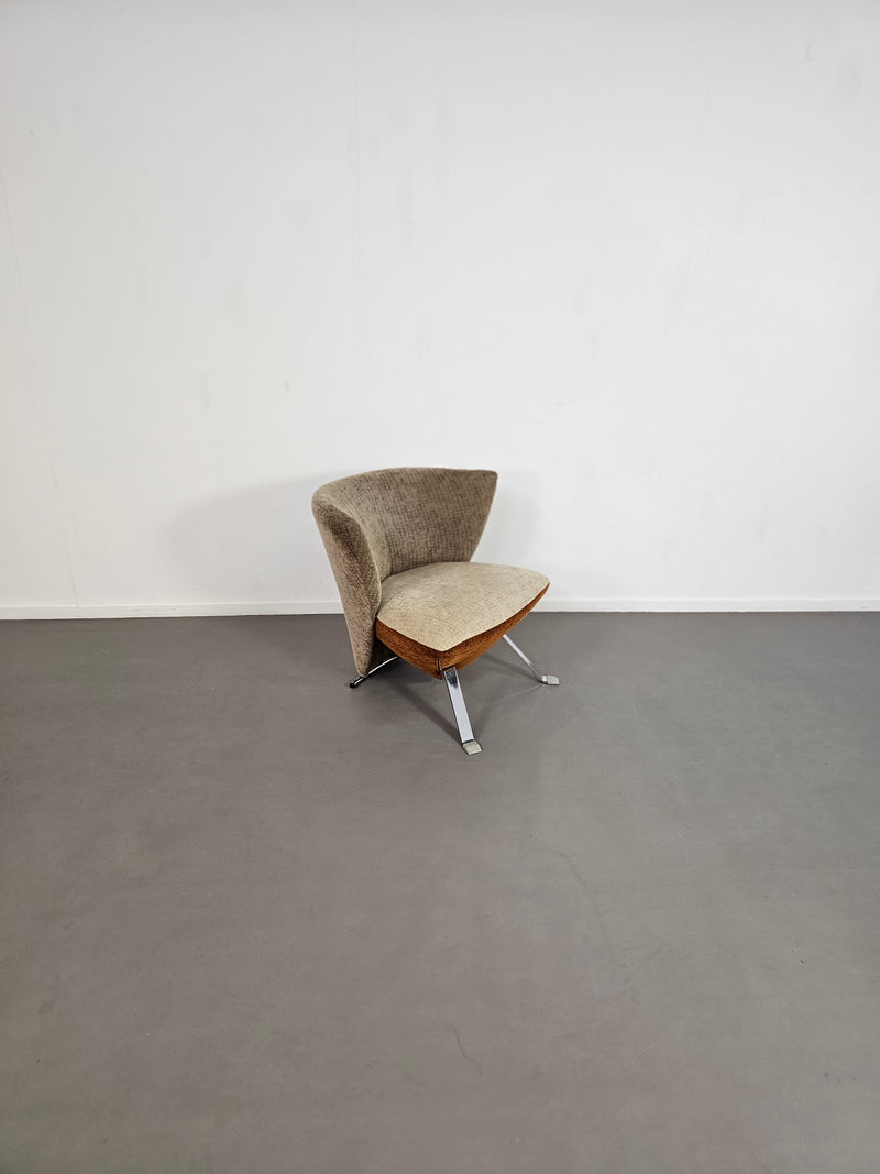 4 x Jada chair duo tone by Giorgio Saporiti for il Loft