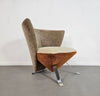 4 x Jada chair duo tone by Giorgio Saporiti for il Loft