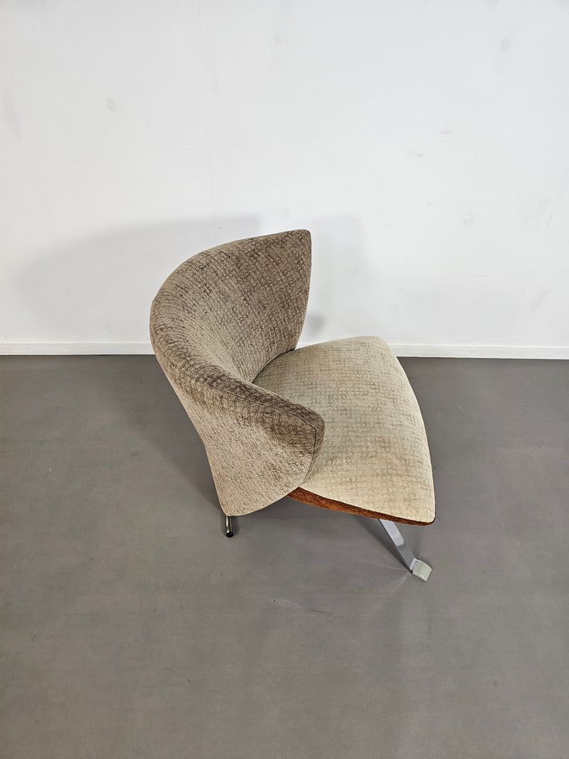 4 x Jada chair duo tone by Giorgio Saporiti for il Loft
