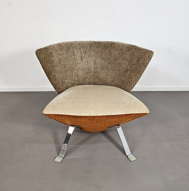 4 x Jada chair duo tone by Giorgio Saporiti for il Loft