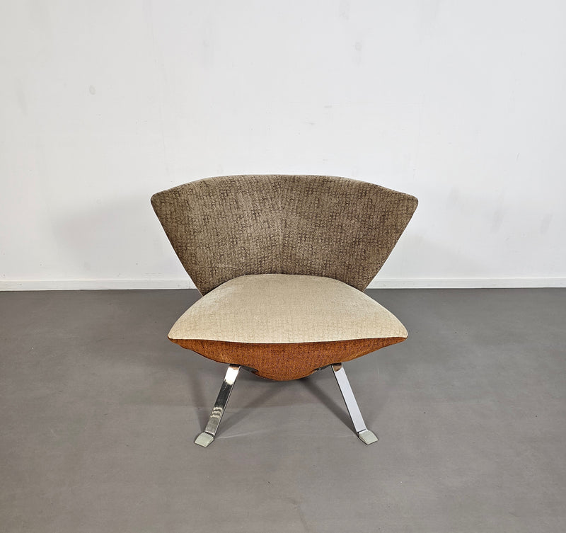 4 x Jada chair duo tone by Giorgio Saporiti for il Loft
