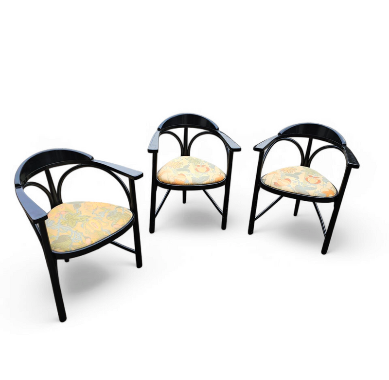 3 x Thonet 88 triangle chair by Michael Thonet