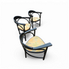 3 x Thonet 88 triangle chair by Michael Thonet