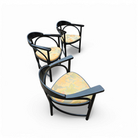 3 x Thonet 88 triangle chair by Michael Thonet