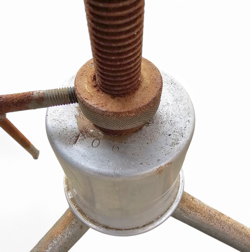 Industrial / adjustable / stool / 1950s