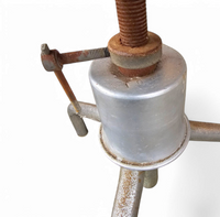 Industrial / adjustable / stool / 1950s