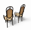 2 x Thonet 83 / Long John chairs