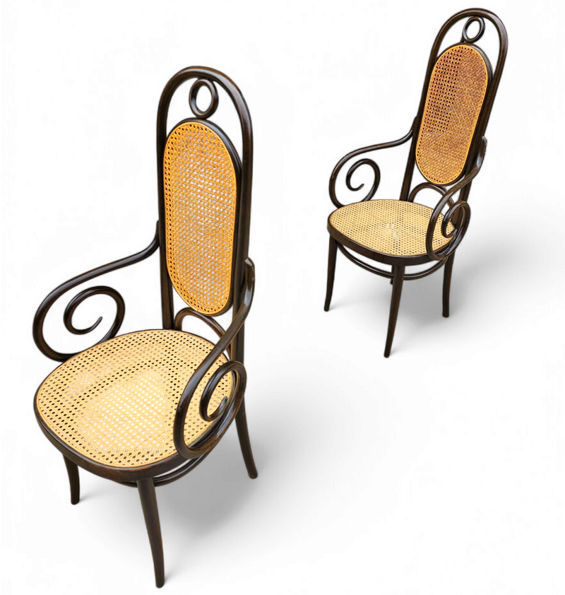 2 x Thonet 83 / Long John chairs
