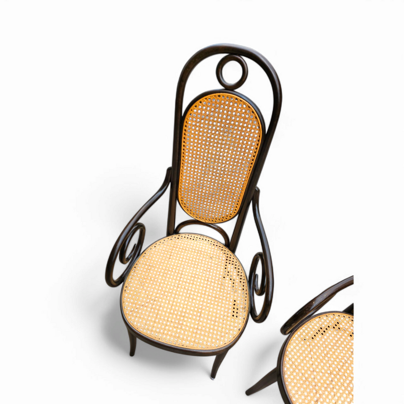 2 x Thonet 83 / Long John chairs