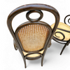 2 x Thonet 83 / Long John chairs