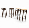 4 x Thonet 82 / 204 RH stool