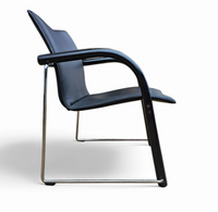 2 x Thonet S340 / black leather / wulf Schneider / Ulrich Böhme
