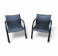 2 x Thonet S340 / black leather / wulf Schneider / Ulrich Böhme