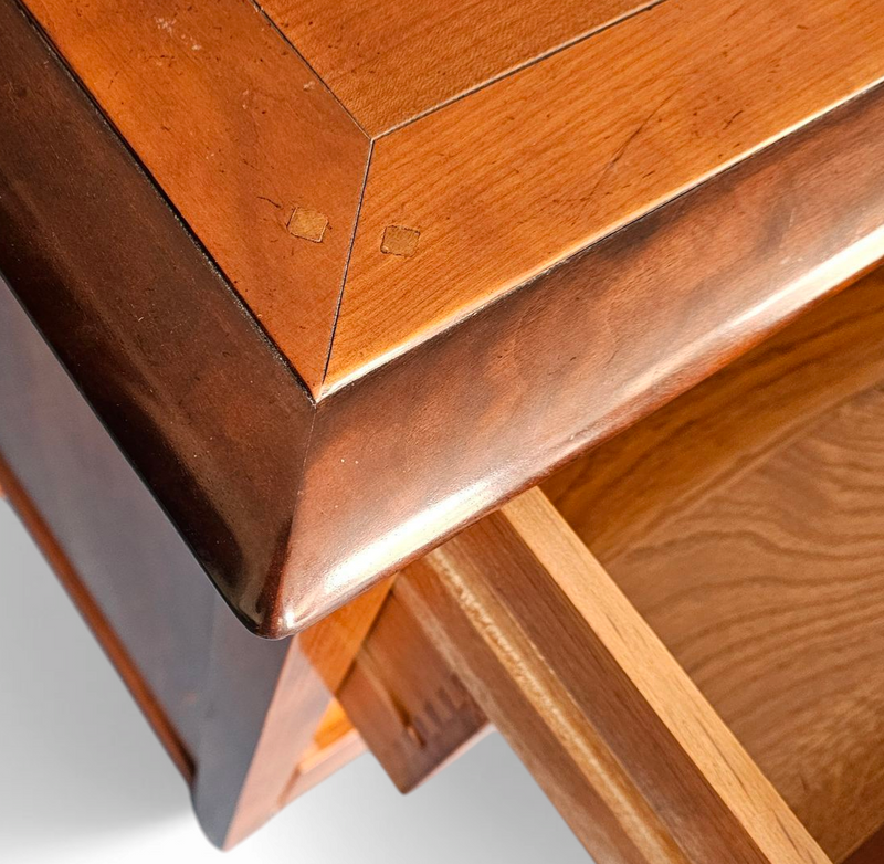 Brigitte Forestier for John Lewis & Partners / cherrywood commode chest, of four drawers 1990s