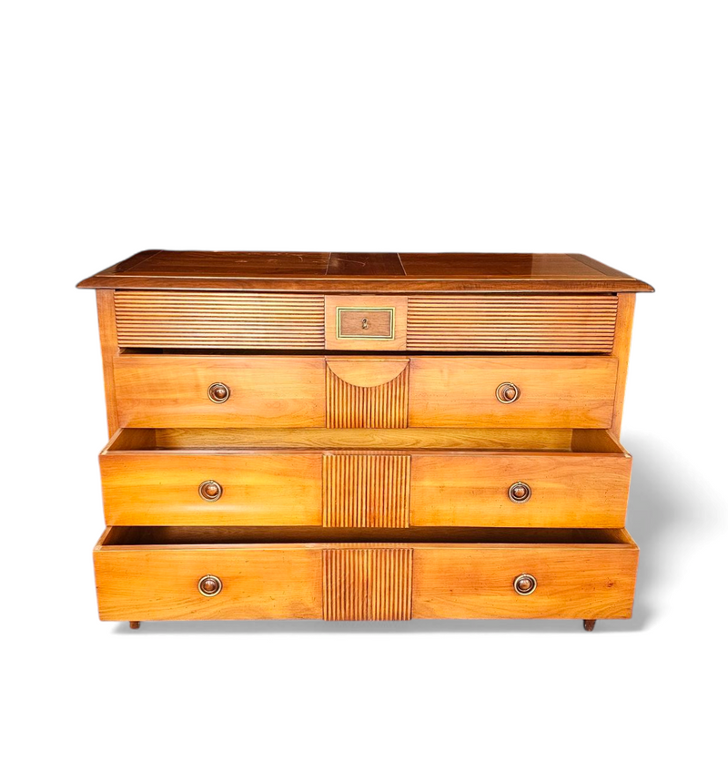 Brigitte Forestier for John Lewis & Partners / cherrywood commode chest, of four drawers 1990s