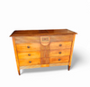 Brigitte Forestier for John Lewis & Partners / cherrywood commode chest, of four drawers 1990s