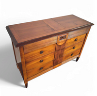 Brigitte Forestier for John Lewis & Partners / cherrywood commode chest, of four drawers 1990s