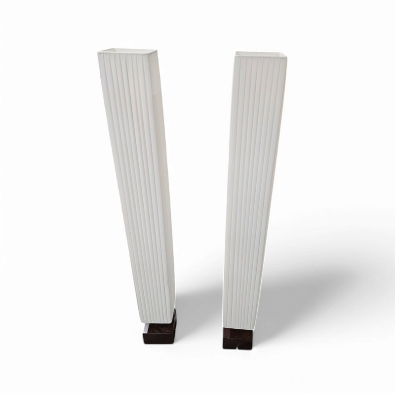 Floor lamps by Christian Koban for DOM. Hardly to find. Some signs of age / 1980s