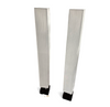 Floor lamps by Christian Koban for DOM. Hardly to find. Some signs of age / 1980s