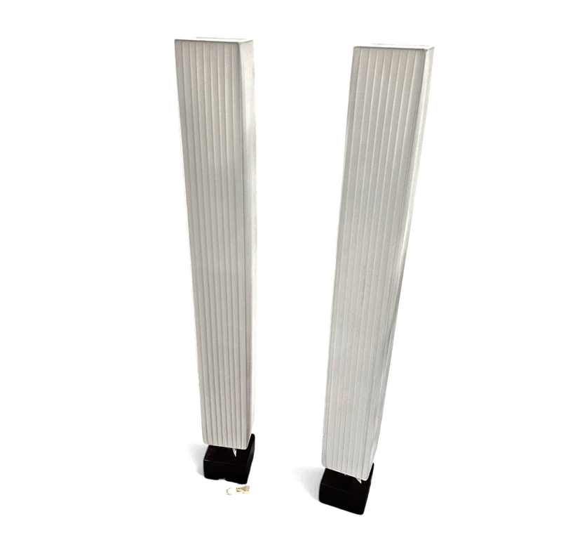 Floor lamps by Christian Koban for DOM. Hardly to find. Some signs of age / 1980s