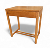 Solid oak side table 1970s
