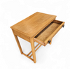 Solid oak side table 1970s