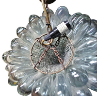 Lartigiani hanging lamp Hand blown glass 1960s