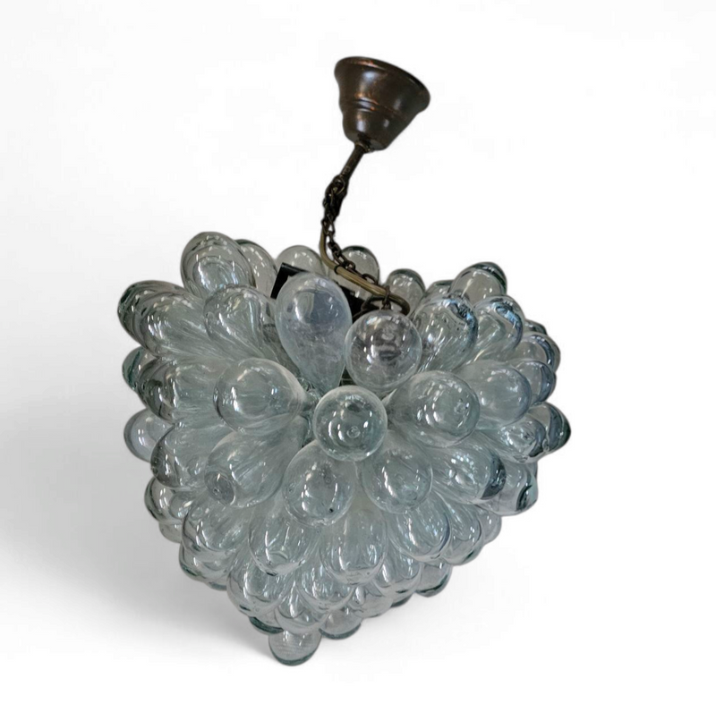 Lartigiani hanging lamp Hand blown glass 1960s