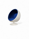 3 x fiber glass ball chair 1980s