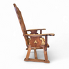 High back / monastry / rush seat armchair 1950s