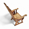 High back / monastry / rush seat armchair 1950s