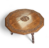 Antique tripot carved folding table / Netherlands / oak /19th century circa 1880.