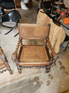 2 x Jacobean Lionel head armchairs
Oak wood / webbing
Early 20th century