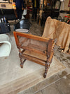 2 x Jacobean Lionel head armchairs
Oak wood / webbing
Early 20th century