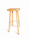3 x blond oak stools 1970s
Height 65 cm