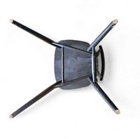 L.Ercolani / early / Ercol Black Stacking Chair / 1950s 