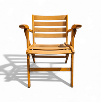 4 x Folding Chairs by Ico & Luisa Parisi for Reguitti, Italy, 1970s,