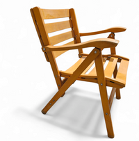 4 x Folding Chairs by Ico & Luisa Parisi for Reguitti, Italy, 1970s,