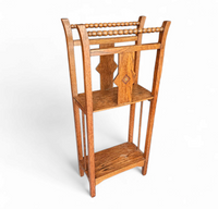 Oak side table / rack 1940s